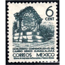 México 584a 1944-46 Monumento Conmemorativo del camino México - Guadalajara MH México 584a 1944-46 Monumento Conmemorativo del camino México - Guadalajara MH