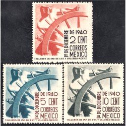 México 552/54 1940 Elección a la presidencia de Manuel Ávila Camacho MH México 552/54 1940 Elección a la presidencia de Manuel Ávila Camacho MH