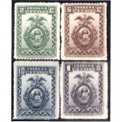 México 487/90 1933 Sociedad Mexicana de Geografía y Estadística MH México 487/90 1933 Sociedad Mexicana de Geografía y Estadística MH