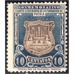 México 478 1931 4º Centenario de la Fundación de Puebla MH México 478 1931 4º Centenario de la Fundación de Puebla MH