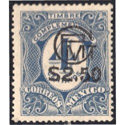 México 415 1917 Timbre complementario MH México 415 1917 Timbre complementario MH