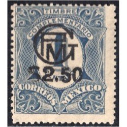 México 413 1917 Timbre complementario MH México 413 1917 Timbre complementario MH