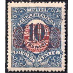 México 407 1917 Timbre de 1908/09 complementario MH México 407 1917 Timbre de 1908/09 complementario MH