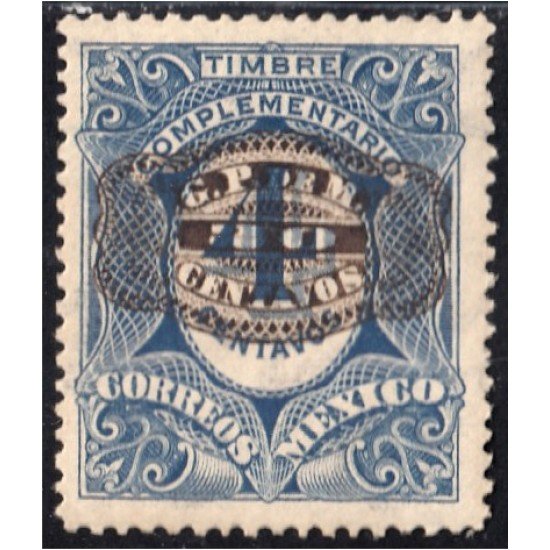 México 405 1917 Timbre de 1908/09 complementario MH México 405 1917 Timbre de 1908/09 complementario MH