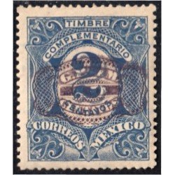 México 404 1917 Timbre de 1908/09 complementario MH México 404 1917 Timbre de 1908/09 complementario MH