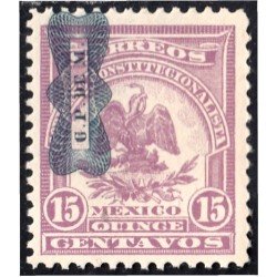 México 378A 1916 Gobierno Constitucionalista Chihuahua Escudo Shield MH México 378A 1916 Gobierno Constitucionalista Chihuahua Escudo Shield MH