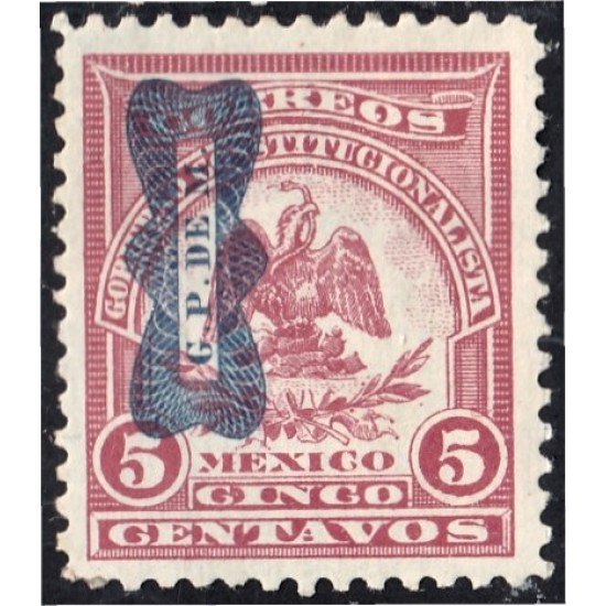 México 377 1916 Escudo Shield MH