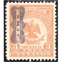 México 376 1916 Escudo Shield MH México 376 1916 Escudo Shield MH