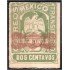 México 368B 1916 Escudo Shield MH