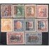 México 356/66 1916 Timbres de 1910 MH