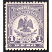 México 257 1914 Escudo Shield MH 