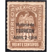 México 228A 1914 Escudo Shield MH