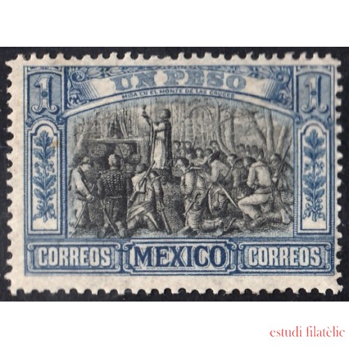México 204 1910 Misa en el Monte de la Cruz MH