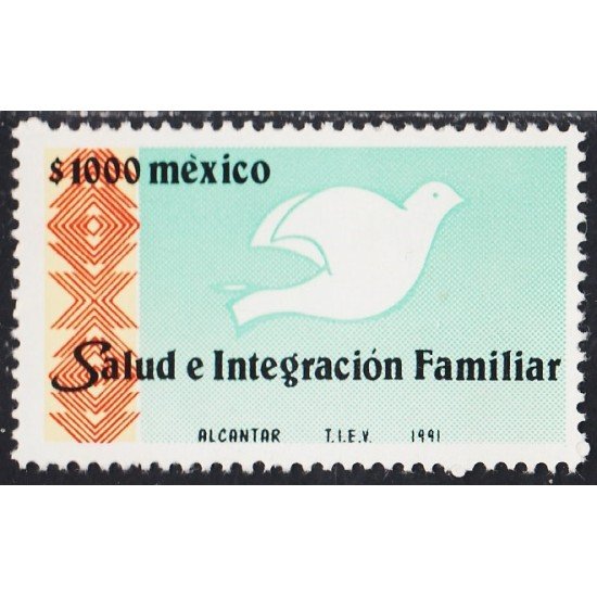 México 1359 1991 Salud e integración familiar MNH México 1359 1991 Salud e integración familiar MNH
