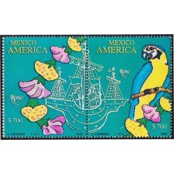 México 1357/58 1991 América Upaep Entorno natural descubierto MNH México 1357/58 1991 América Upaep Entorno natural descubierto MNH