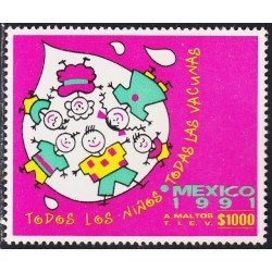 México 1355 1991 Vacunas para todos los niños MNH México 1355 1991 Vacunas para todos los niños MNH