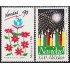 México 1347/48 1990 Navidad Christmas MNH