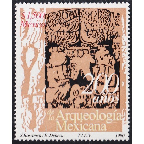 México 1342 1990 200 Años de la Arqueología Mexicana MNH México 1342 1990 200 Años de la Arqueología Mexicana MNH