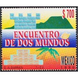 México 1340 1990 Encuentro de dos mundos MNH México 1340 1990 Encuentro de dos mundos MNH