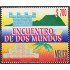 México 1340 1990 Encuentro de dos mundos MNH