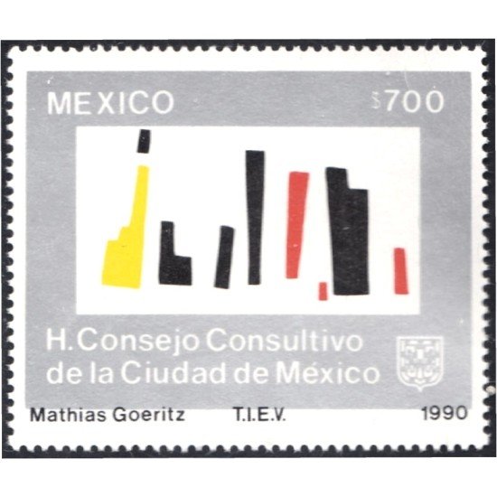 México 1334 1990 Consejo Consultivo de la Ciudad de México MNH México 1334 1990 Consejo Consultivo de la Ciudad de México MNH