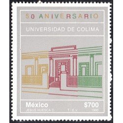México 1333 1990 50 Aniversario Universidad de ColimaMNH México 1333 1990 50 Aniversario Universidad de ColimaMNH