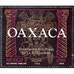 México 1329 1990 Oaxca patrimonio cultural de la humanidad MNH México 1329 1990 Oaxca patrimonio cultural de la humanidad MNH