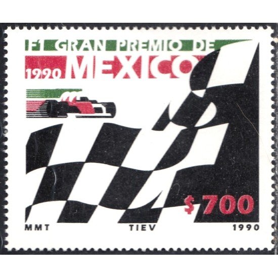 México 1324 1990 Gran Prix formula 1 MNH México 1324 1990 Gran Prix formula 1 MNH
