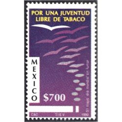 México 1322 1990 Por una juventud libre de tabaco MNH México 1322 1990 Por una juventud libre de tabaco MNH