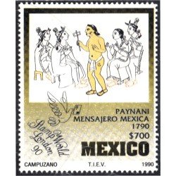 México 1317 1990 Paynani mensajero mexicano MNH México 1317 1990 Paynani mensajero mexicano MNH