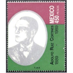 México 1306 1989 Adolfo Ruiz Cortines MNH México 1306 1989 Adolfo Ruiz Cortines MNH