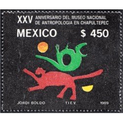 México 1295 1989 25 Aniversario del Museo de Antropología de Chapultepec MNH México 1295 1989 25 Aniversario del Museo de Antropología de Chapultepec MNH