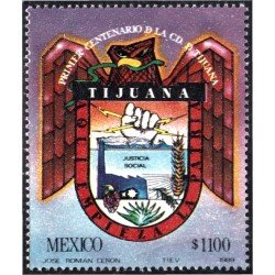 México 1292 1989 Centenario de la Ciudad de Tijuana MNH México 1292 1989 Centenario de la Ciudad de Tijuana MNH
