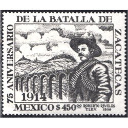 México 1289 1989 75 Aniversario de la Batalla de Zacatecas MNH México 1289 1989 75 Aniversario de la Batalla de Zacatecas MNH