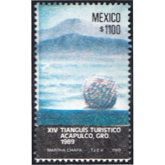 México 1285 1989 XIV Tianguís Turístico Acapulco MNH México 1285 1989 XIV Tianguís Turístico Acapulco MNH