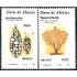México 1274/75 1988 Flora Huitlacoche Tepezcohuite MNH