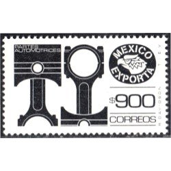 México 1245 1988 México Exporta partes automotrices MNH México 1245 1988 México Exporta partes automotrices MNH