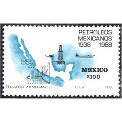 México 1225 1988 Petróleos mexicanos MNH México 1225 1988 Petróleos mexicanos MNH