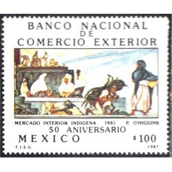 México 1190 1987 Mercado interior indígena MNH México 1190 1987 Mercado interior indígena MNH