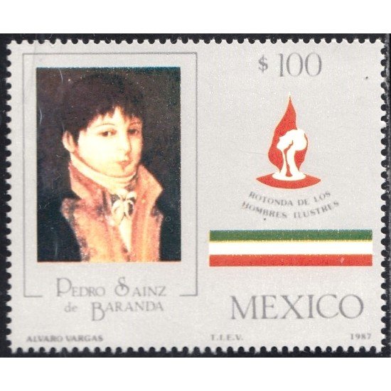 México 1181 1987 Pedro Sainz de Baranda MNH México 1181 1987 Pedro Sainz de Baranda MNH