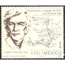 México 1180 1987 Eusebio Francisco Kino MNH México 1180 1987 Eusebio Francisco Kino MNH
