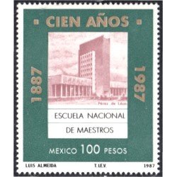 México 1179 1987 Escuela Nacional de MaestrosMNH México 1179 1987 Escuela Nacional de MaestrosMNH