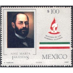 México 1178 1987 José María Iglesias MNH México 1178 1987 José María Iglesias MNH