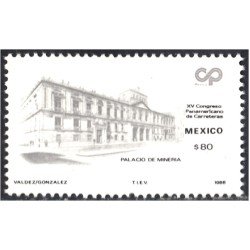 México 1170 1986 Palacio de Minería MNH México 1170 1986 Palacio de Minería MNH