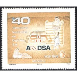 México 1167 1986 ANDSA Almacenes Nacionales de Depósito MNH México 1167 1986 ANDSA Almacenes Nacionales de Depósito MNH
