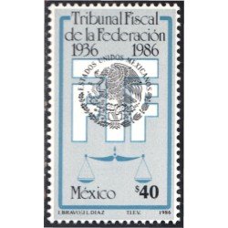 México 1161 1986 Tribunal Fiscal de la Federación MNH México 1161 1986 Tribunal Fiscal de la Federación MNH