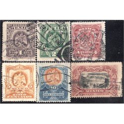 México 190/94A 1902/03 Escudo Shield Caídas de Juanacatlan usados
