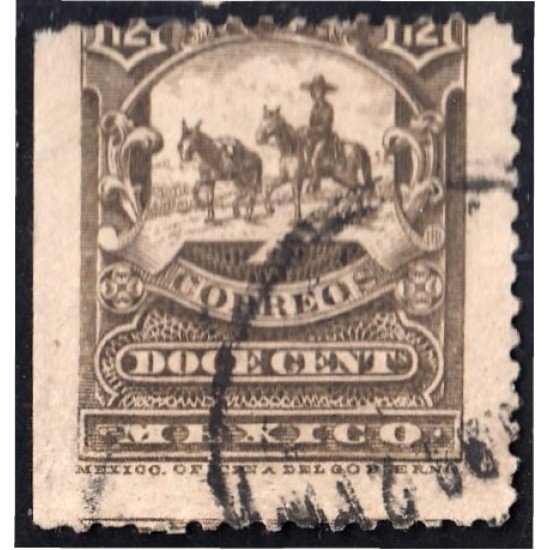 México 173 1898 Mensajero a caballo usados México 173 1898 Mensajero a caballo usados