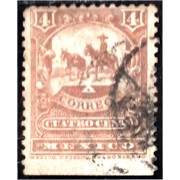 México 170 1898 Mensajero a caballo usados