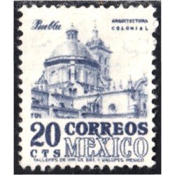 México 631 1950/52 Arquitectura Colonial sin goma México 631 1950/52 Arquitectura Colonial sin goma